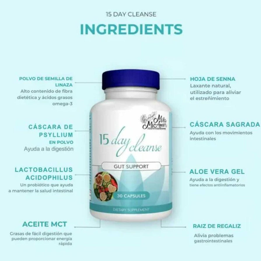 REGULADOR DIGESTIVO 15 DAY CLEANSE