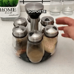 CONDIMENTERO DE 7 PIEZAS